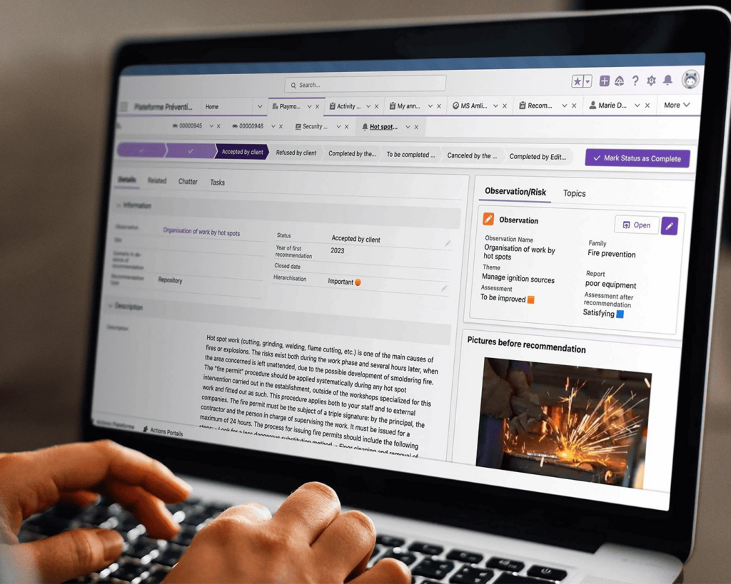 RISKCARE, UNE SOLUTION POUR MAÎTRISER LES RISQUES INDUSTRIELS
